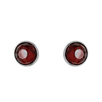 Orecchini in argento con Ambra Rossa Colombiana