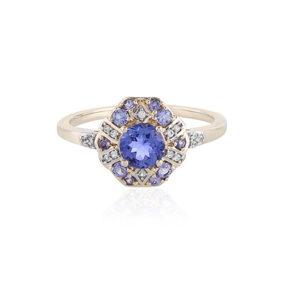 Anello in oro con Tanzanite
