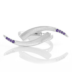 Anello in argento con Ametista