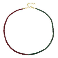 Collana in argento con Rubino del Madagascar