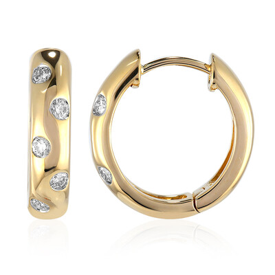 Orecchini in oro con Diamante IF (D) (Annette)