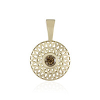 Ciondolo in oro con Diamante Champagne I2 (Ornaments by de Melo)