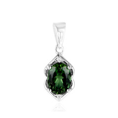 Ciondolo in argento con Apatite Cromo