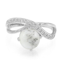 Anello in argento con Agata Dendritica