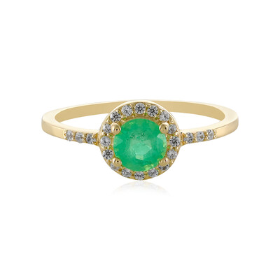 Anello in oro con Smeraldo Russo