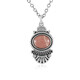 Collana in argento con Rodocrosite (Desert Chic)