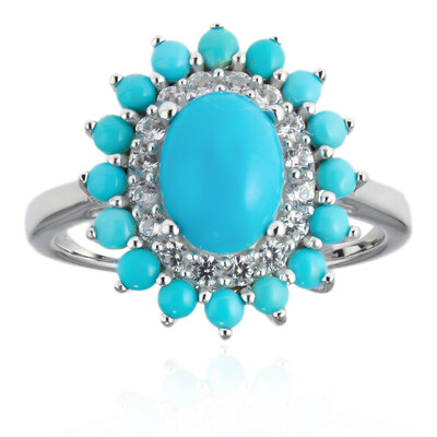 Anello in argento con Turchese Sleeping Beauty