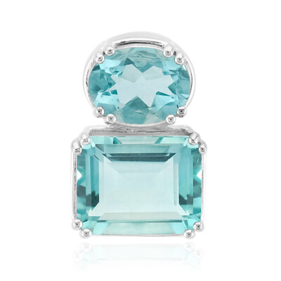 Ciondolo in argento con Fluorite Braldu (Pallanova)