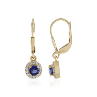 Orecchini in argento con Cianite del Nepal