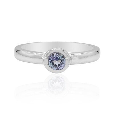 Anello in argento con Tanzanite (non riscaldata)