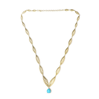 Collana in oro con Turchese Sleeping Beauty (Ornaments by de Melo)