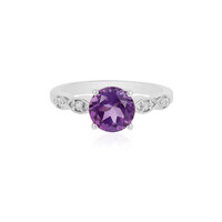 Anello in argento con Ametista Siberiana
