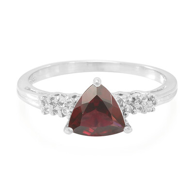Anello in argento con Rodolite Rajasthan