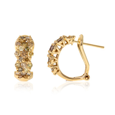 Orecchini in oro con Diamante Fancy SI2 (CIRARI)