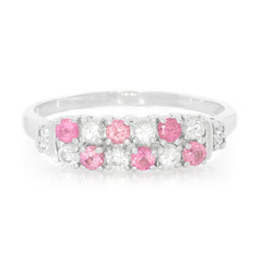 Anello in argento con Tormalina Rosa