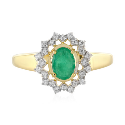 Anello in argento con Smeraldo Socoto