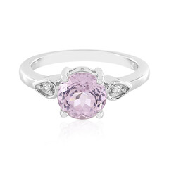 Anello in argento con Kunzite