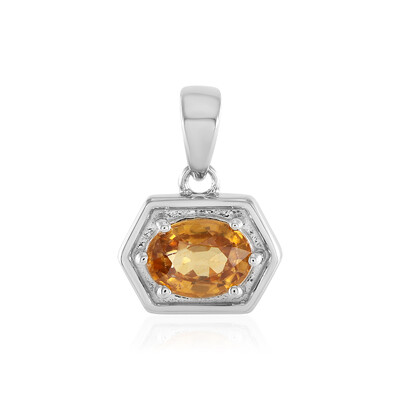 Ciondolo in argento con Zircone Mandarino