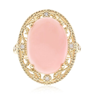 Anello in oro con Opale Rosa (CIRARI)