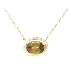 Collana in oro con Sfene