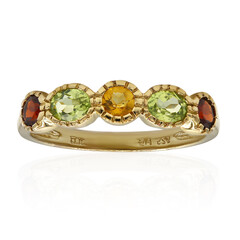 Anello in argento con Peridoto