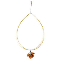 Collana in argento con Ambra Baltica