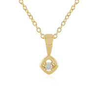 Collana in argento con Diamante I3 (J)