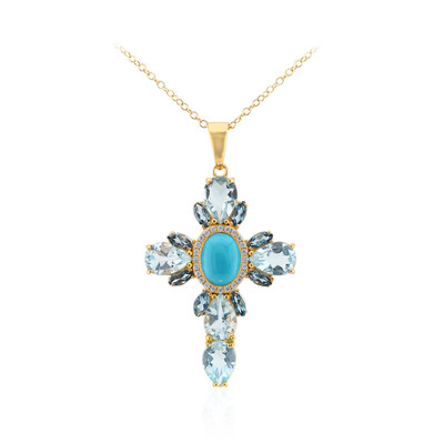 Collana in argento con Turchese