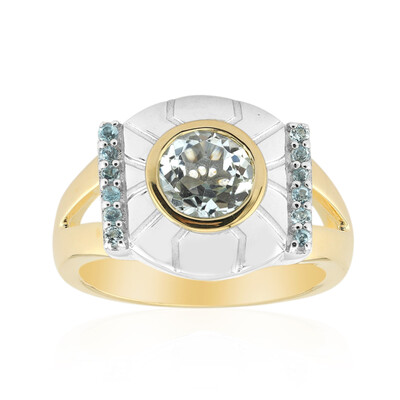Anello in argento con Topazio Blu Cielo (Remy Rotenier)