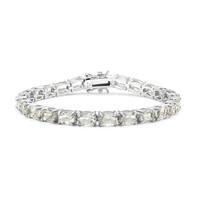 Bracciale in argento con Ametista Verde
