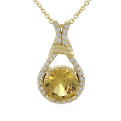 Collana in oro con Zircone Champagne (AMAYANI)