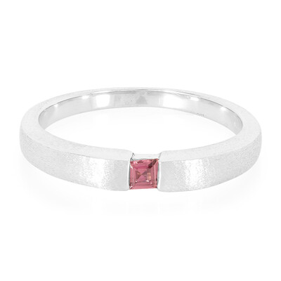 Anello da uomo in argento con Tormalina Rosa Morro Redondo