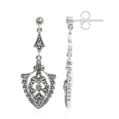 Orecchini in argento con Marcassite