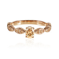 Anello in oro con Diamante Rose de France VS1 di Argyle