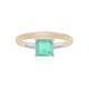 Anello in oro con Smeraldo Etiope
