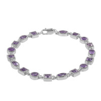 Bracciale in argento con Ametista