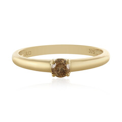 Anello in oro con Diamante Cioccolato I3