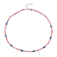 Collana in argento con Tormalina Rosa Brasiliana