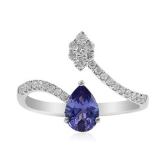 Anello in oro con Tanzanite AAA (CIRARI)