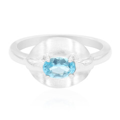 Anello in argento con Apatite Diego Suarez