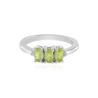 Anello in argento con Peridoto