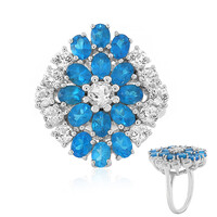 Anello in argento con Topazio Bianco