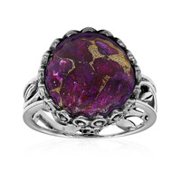 Anello in argento con Turchese Kingman Mohave Porpora (Art of Nature)