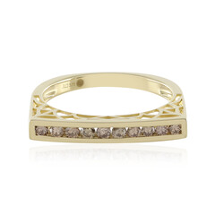 Anello in oro con Diamante Champagne I2 (Ornaments by de Melo)