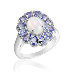 Anello in argento con Opale di Welo