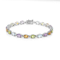 Bracciale in argento con Ametista