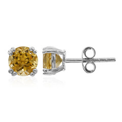 Orecchini in argento con Citrino