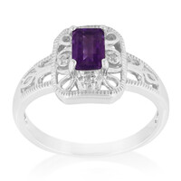 Anello in argento con Ametista