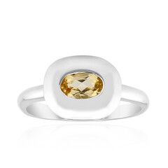 Anello in argento con Topazio Imperiale (Pallanova)