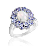 Anello in argento con Opale di Welo